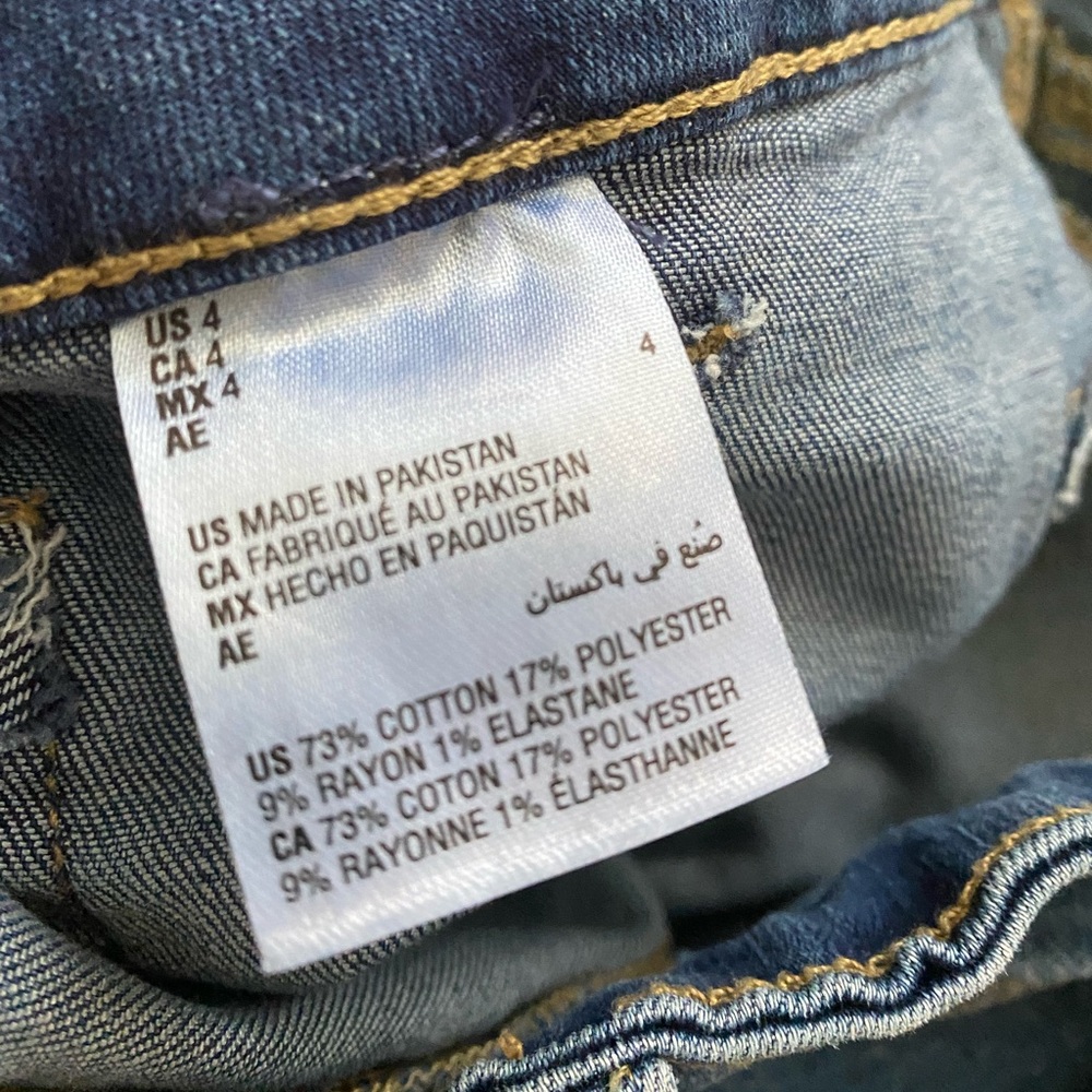 INC International Concepts High-Rise Button Fly Flare Jeans, Women’s Size 4 - Picture 5 of 7